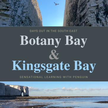 Visiting Botany Bay and Kingsgate Bay in Kent, UK. A lovely winter day out! sensationallearningwithpenguin.com #DaysOut #SouthEast #ExploringNature